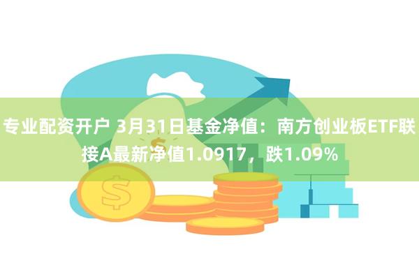 专业配资开户 3月31日基金净值：南方创业板ETF联接A最新净值1.0917，跌1.09%